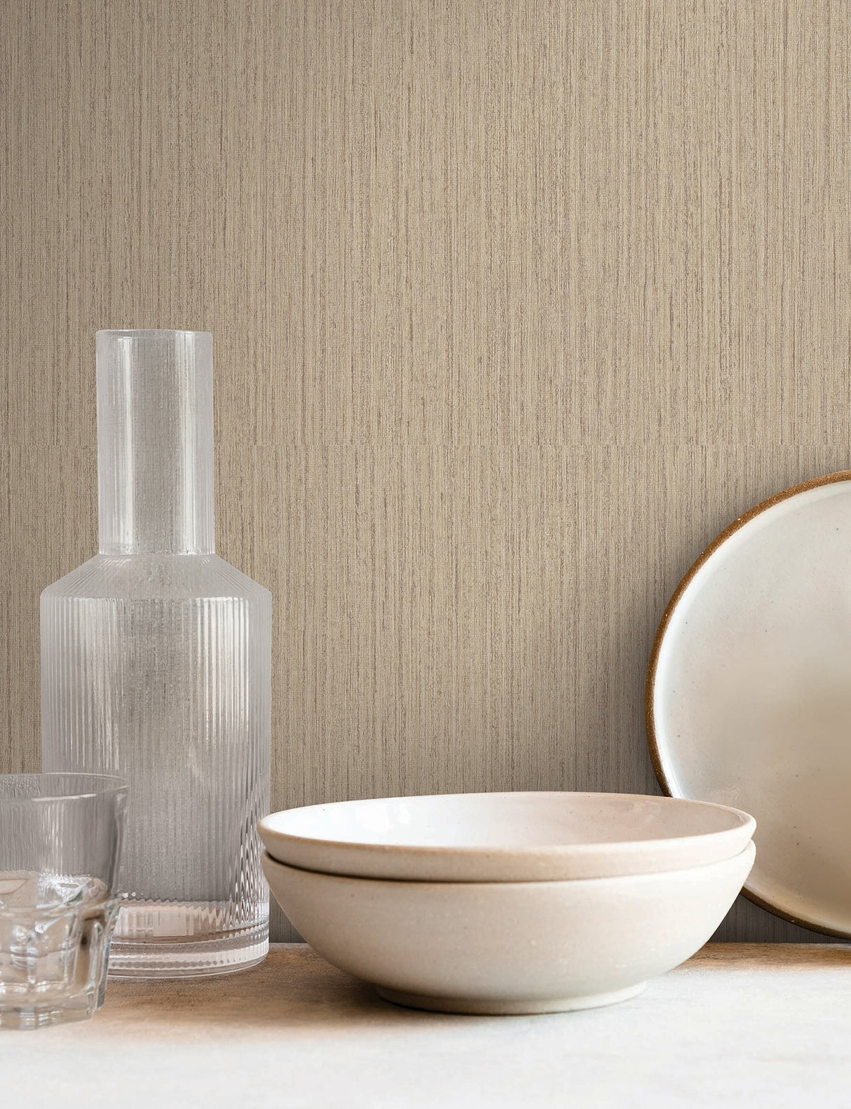 Shetland Hazelnut by York Wallcoverings Textured Vinyl Wallpaper – York Wallcoverings SI25840