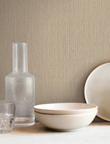Shetland Hazelnut by York Wallcoverings Textured Vinyl Wallpaper – York Wallcoverings SI25840