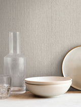 Shetland Ecru by York Wallcoverings Textured Vinyl Wallpaper – York Wallcoverings SI25841