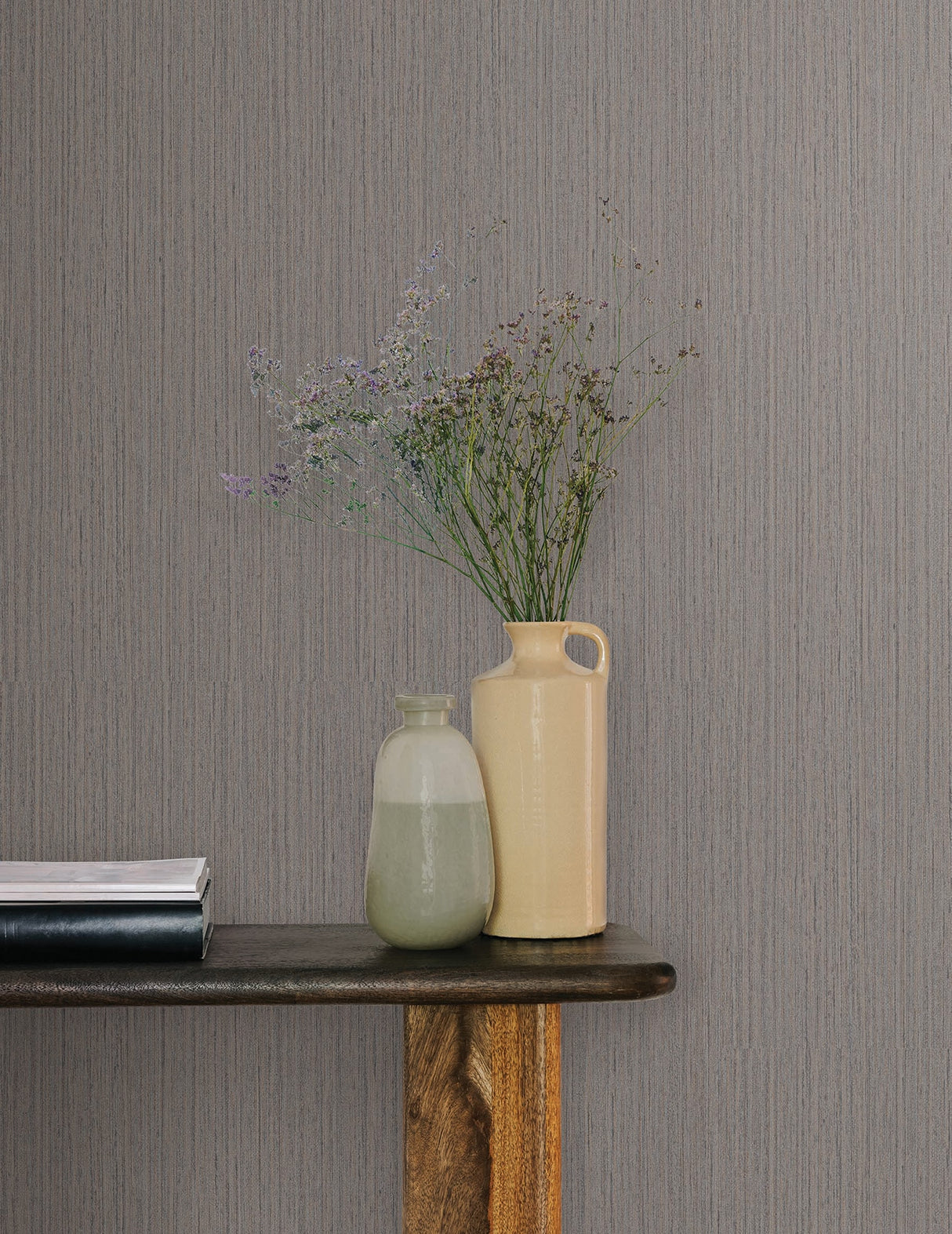 Shetland Mushroom by York Wallcoverings Textured Vinyl on Non Woven Wallpaper – York Wallcoverings SI25845