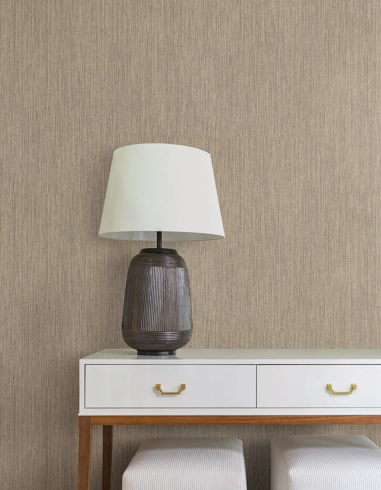 Washed Ramie Oyster by York Wallcoverings Faux Grasscloth Wallpaper – York Wallcoverings SI25851