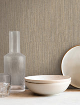 Washed Ramie Oyster by York Wallcoverings Faux Grasscloth Wallpaper – York Wallcoverings SI25851
