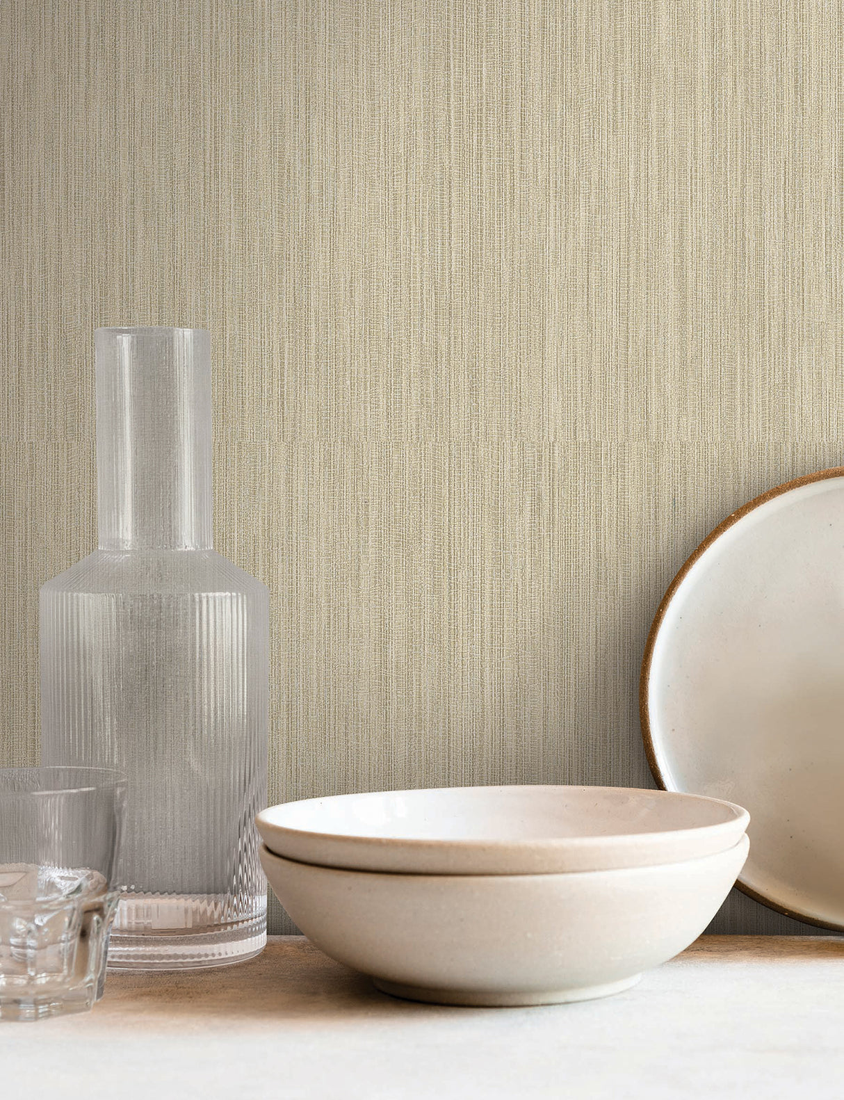 Washed Ramie Reed by York Wallcoverings Faux Grasscloth Vinyl Wallpaper – York Wallcoverings SI25852