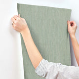 Washed Ramie Sea Glass by York Wallcoverings Faux Grasscloth Wallpaper – York Wallcoverings SI25854