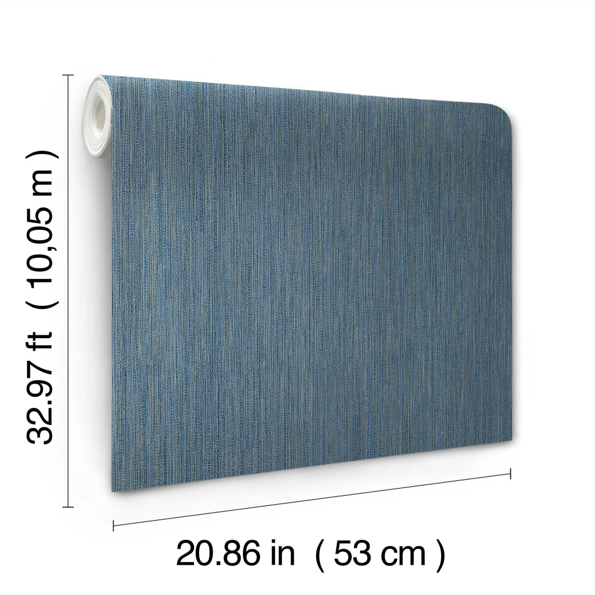 Washed Ramie Cobalt by York Wallcoverings Faux Grasscloth Vinyl Wallpaper – York Wallcoverings SI25856
