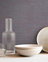 Lotus Silk Lilac by York Wallcoverings Textured Vinyl Wallpaper – York Wallcoverings SI25870