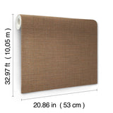 Lotus Silk Terra Cotta by York Wallcoverings Textured Weave Wallpaper – York Wallcoverings SI25877