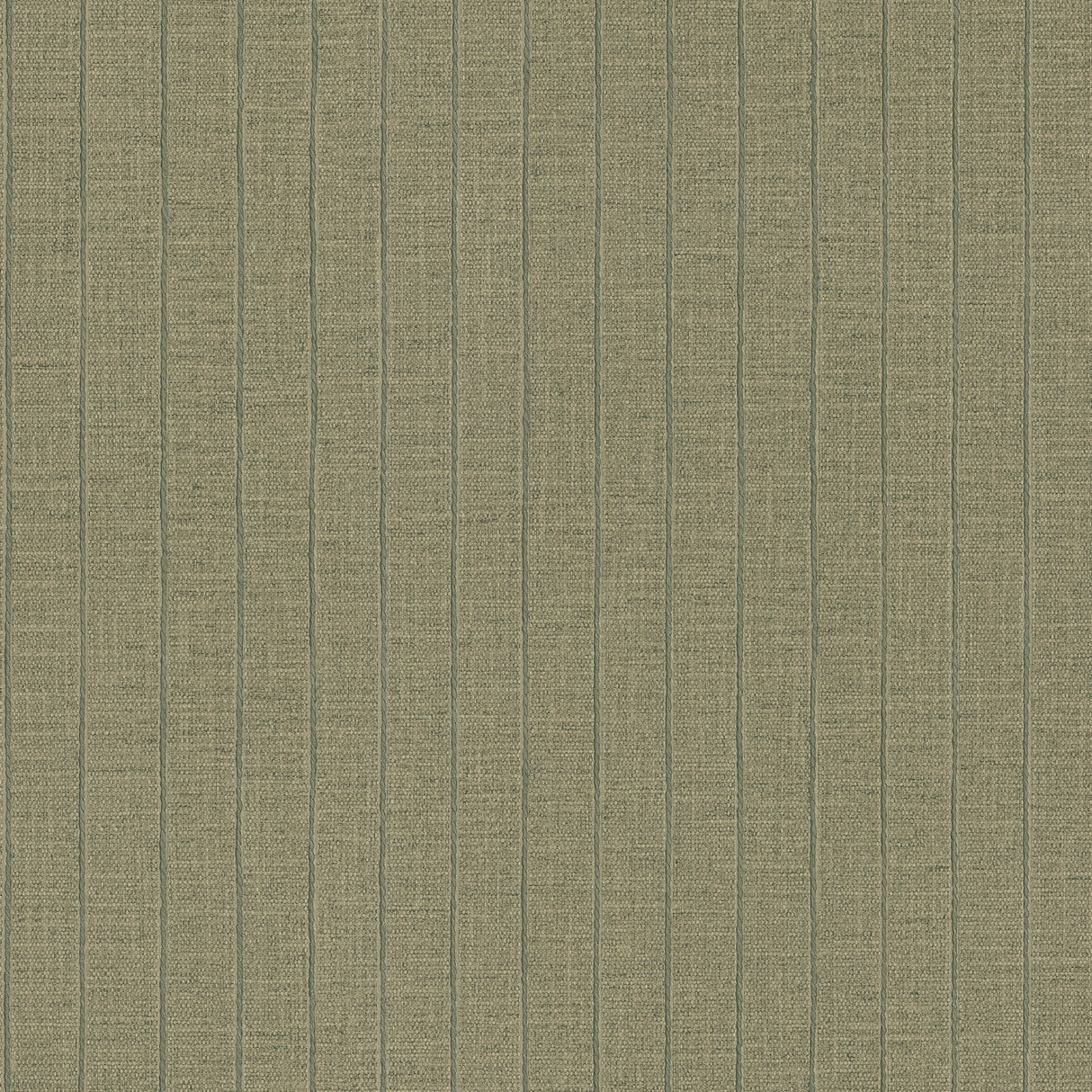 Cording Stripe Moss Wallpaper by York Wallcoverings