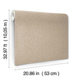 Tailored Chevron Hazelnut by York Wallcoverings Vinyl on Non Woven Wallpaper – York Wallcoverings SI26130