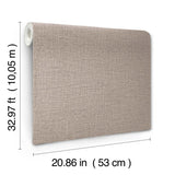 Loom Latte by York Wallcoverings Textured Vinyl Wallpaper – York Wallcoverings SI26140