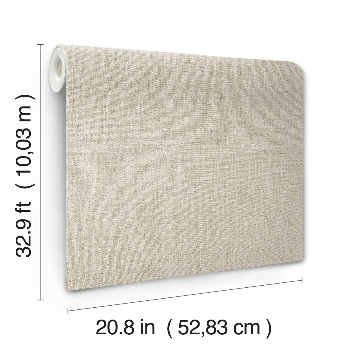 Loom Warm Grey by York Wallcoverings Vinyl on Non Woven Wallpaper- York Wallcoverings SI26142