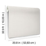 Loom White by York Wallcoverings Weave Vinyl Wallpaper- York Wallcoverings SI26143