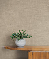 Loom Hazelnut by York Wallcoverings Textured Weave Wallpaper – York Wallcoverings SI26144