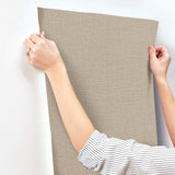 Loom Hazelnut by York Wallcoverings Textured Weave Wallpaper – York Wallcoverings SI26144