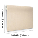 Loom Wheat by York Wallcoverings Weave Texture Wallpaper – York Wallcoverings SI26145