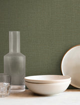 Loom Forest by York Wallcoverings Faux Grasscloth Vinyl on Non Woven Wallpaper – York Wallcoverings SI26146