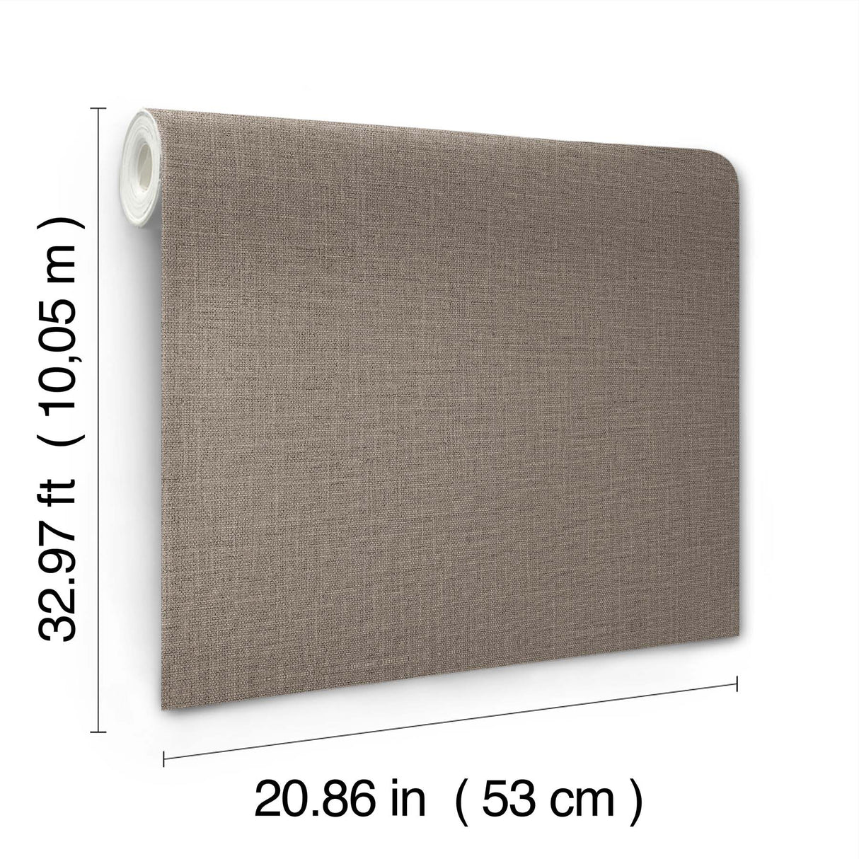 Loom Mushroom by York Wallcoverings Textured Weave Vinyl Wallpaper – York Wallcoverings SI26157
