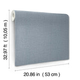 Loom Sky Blue by York Wallcoverings Textured Vinyl Wallpaper – York Wallcoverings SI26158