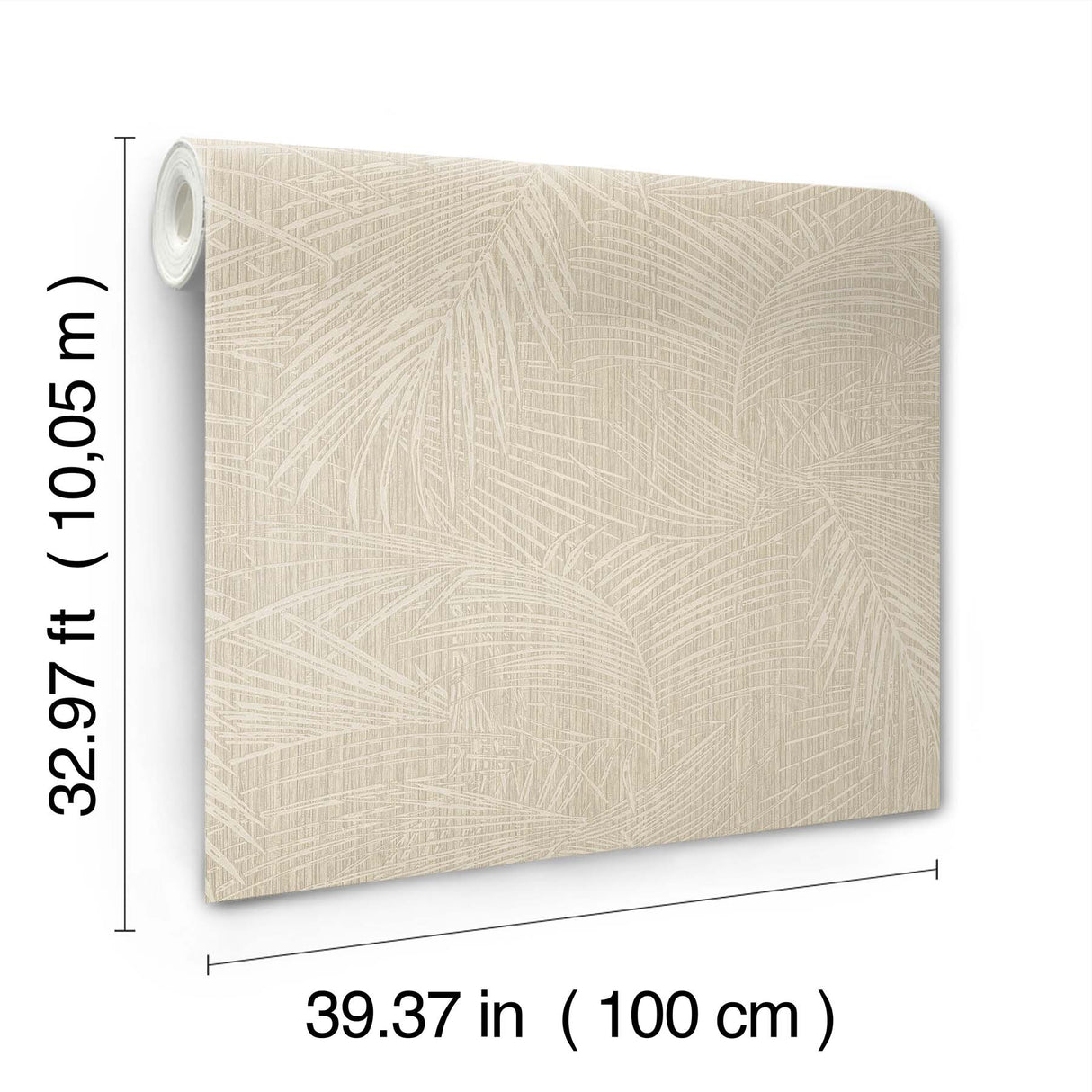 Della Palm Shell by York Wallcoverings Tropical Wallpaper – York Wallcoverings SI50611
