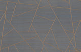 Lisle Sapphire geometric vinyl wallpaper by York Wallcoverings
