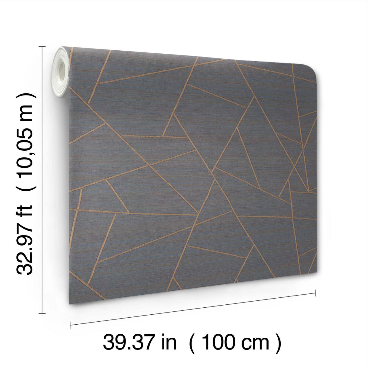 Lisle Sapphire by York Wallcoverings Geometric Vinyl Wallpaper – York Wallcoverings SI6820