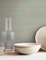 Lisle Lake by York Wallcoverings Geometric Unpasted Vinyl on Non Woven Wallpaper – York Wallcoverings SI6821