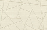 Lisle Ivory geometric stitched vinyl wallpaper roll SI6823 by York Wallcoverings