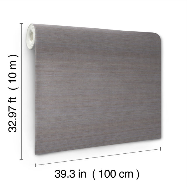 Milano Silk Midnight Wallpaper with Textured Solid Traditional Style - York SI6840