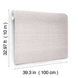 Milano Silk Dusty Lavender Wallpaper with Solid Textured Pattern, Traditional Style - York SI6844