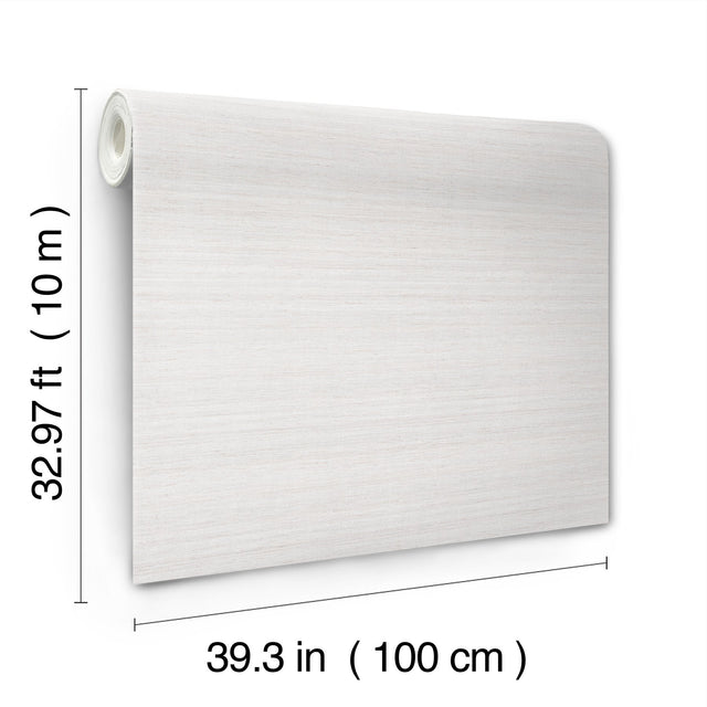 Milano Silk Fog Vinyl Wallpaper with Textured Solid Motif - York SI6848