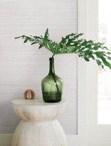 Milano Silk Fog Vinyl Wallpaper with Textured Solid Motif - York SI6848