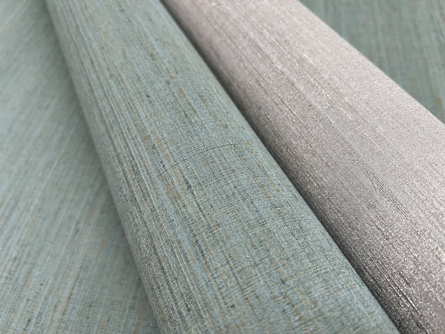 Milano Silk Opal Wallpaper with Traditional Solid Textured Pattern - York SI6860