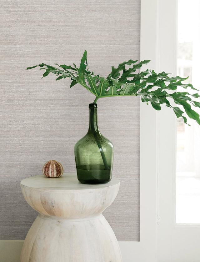 Milano Silk Opal Wallpaper with Traditional Solid Textured Pattern - York SI6860