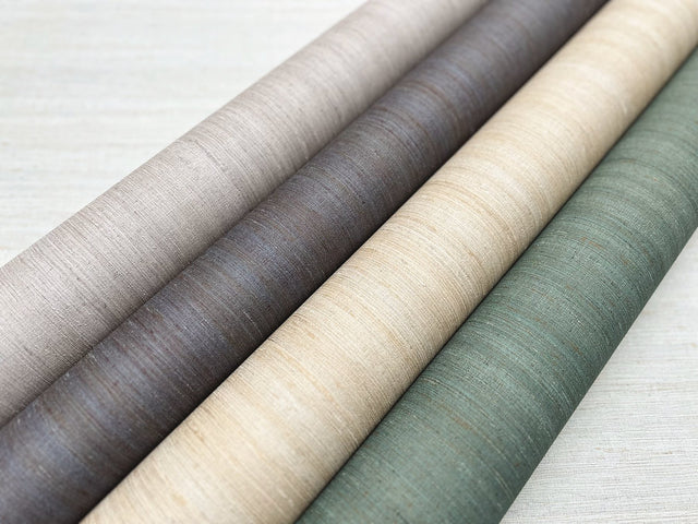 Milano Silk Emerald Wallpaper with Traditional Solid Textile Motif - York SI6862