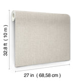Cromie Fog by York Wallcoverings Textured Vinyl Wallpaper – York Wallcoverings SI6902