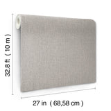 Cromie Smoke by York Wallcoverings Textured Vinyl Wallpaper – York Wallcoverings SI6904