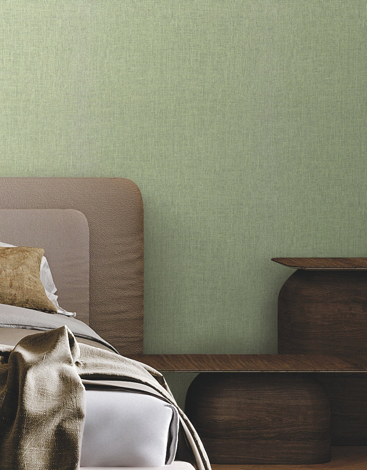 Cromie Green by York Wallcoverings Textured Solid Wallpaper – York Wallcoverings SI6928