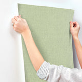 Cromie Green by York Wallcoverings Textured Solid Wallpaper – York Wallcoverings SI6928
