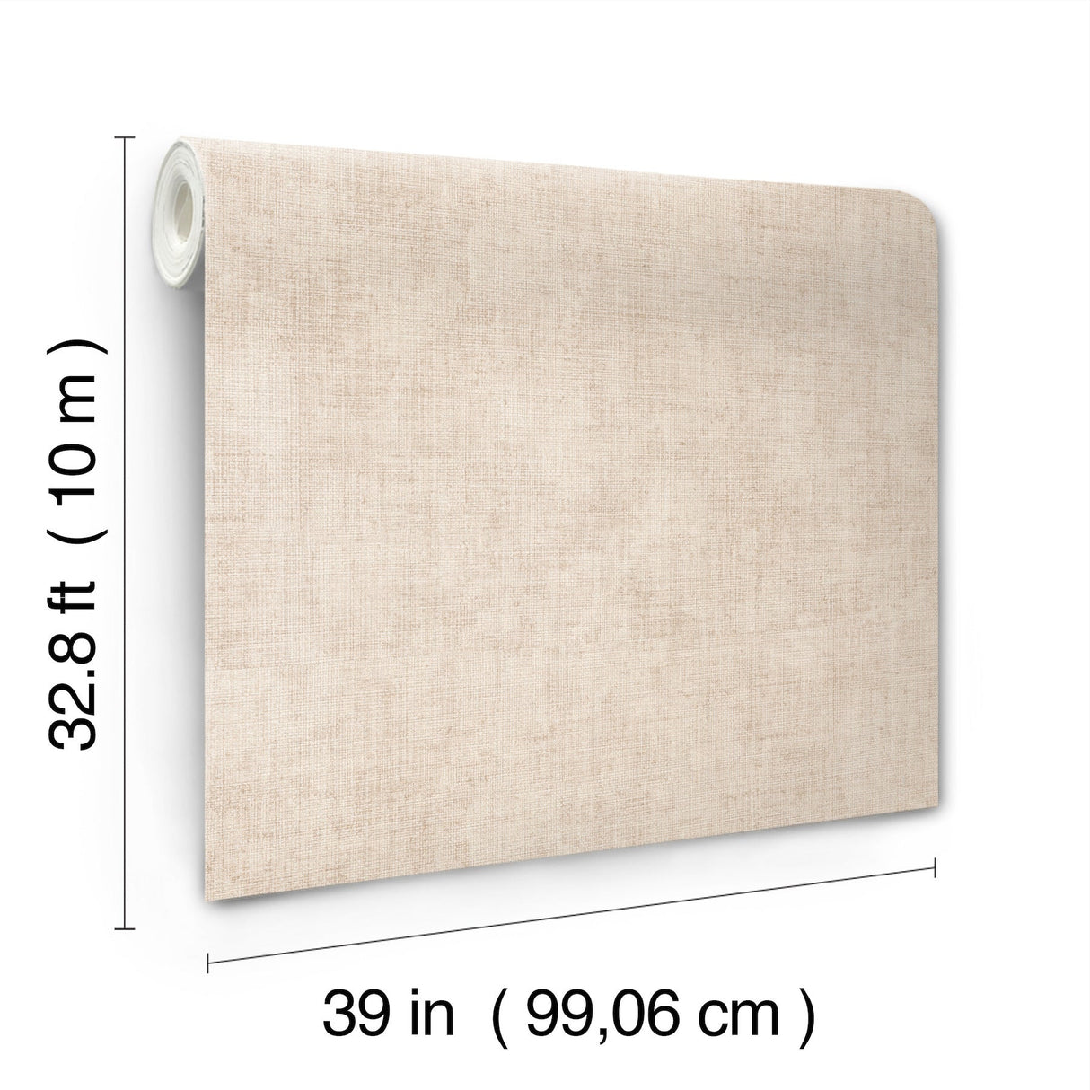 Alma Plaster by York Wallcoverings Faux Weave Vinyl Non Woven Wallpaper- York Wallcoverings SI7140