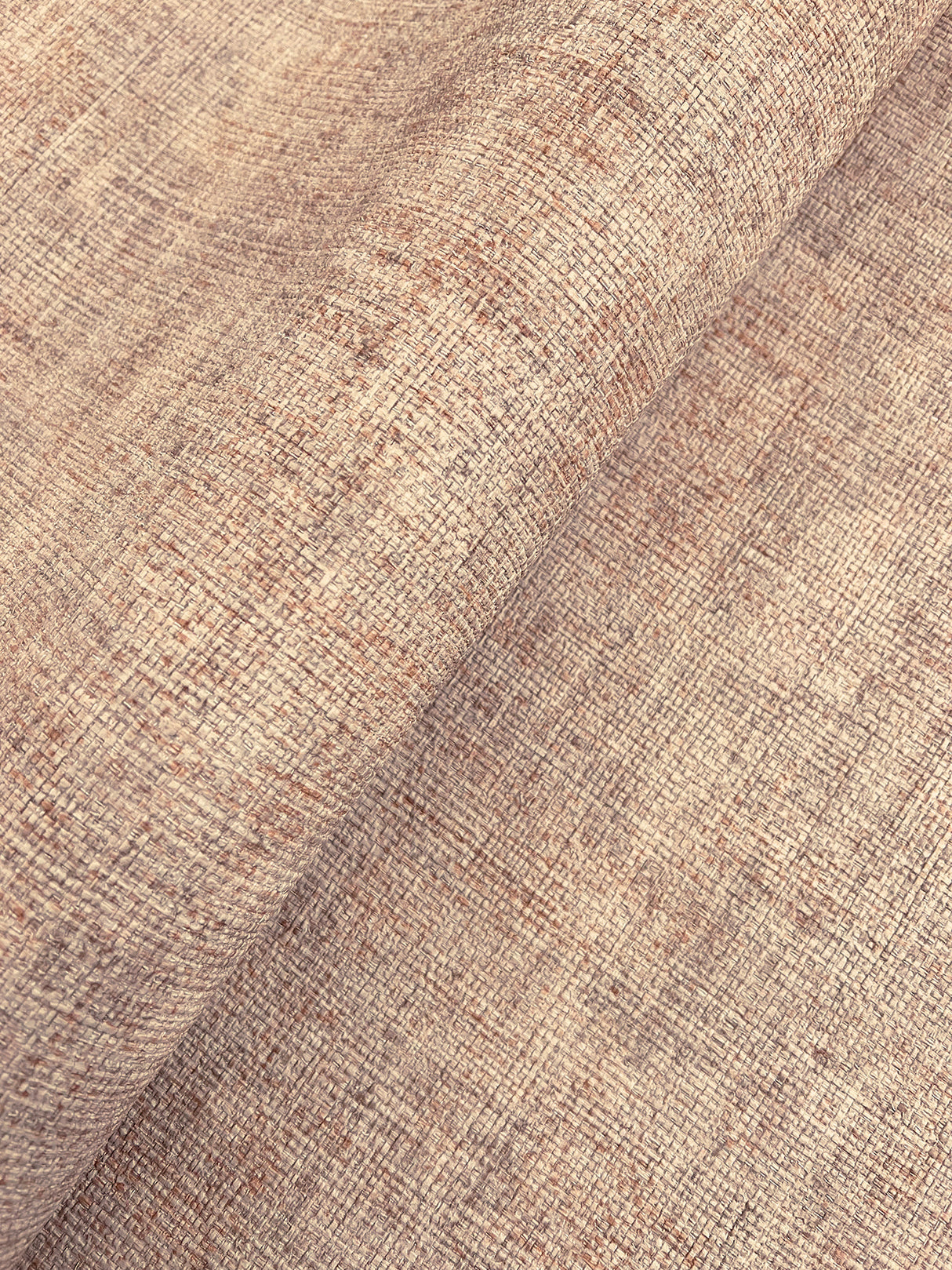 Alma Clay by York Wallcoverings Vinyl Non Woven Textured Faux Grasscloth Faux Weave Wallpaper - York Wallcoverings SI7142-Sample