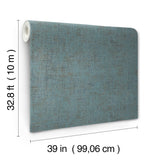 Alma Blue by York Wallcoverings Faux Weave Wallpaper – York Wallcoverings SI7151