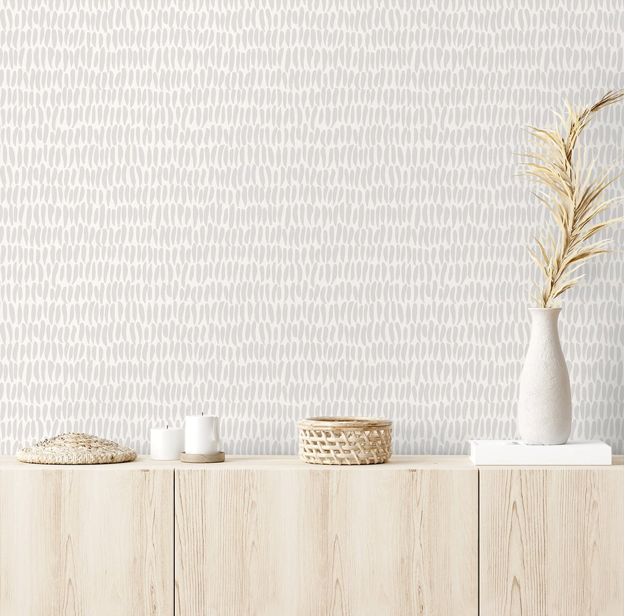 Brushwork Fog by The Simple Life Abstract Brushstroke Wallpaper – Seabrook Designs SL80008