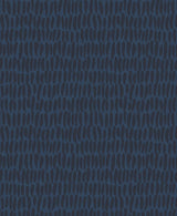 Brushwork wallpaper in Midnight blue with an abstract brushstroke pattern