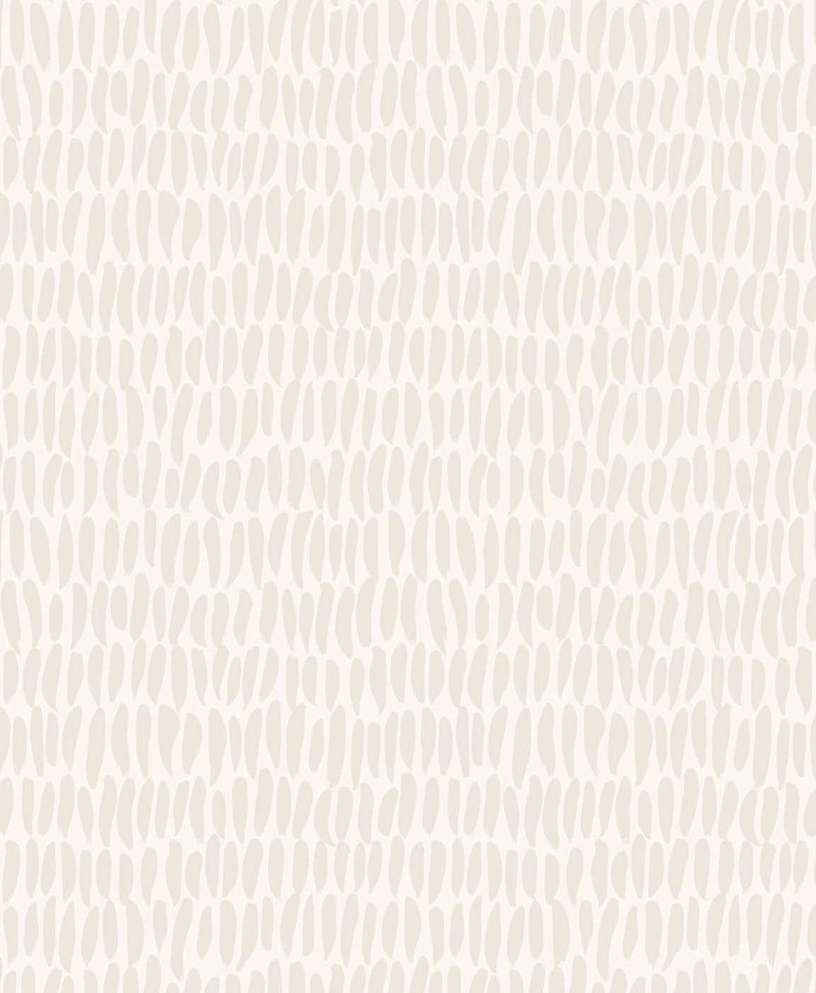 Abstract brushstroke wallpaper in Oat Milk (off-white) with a soft matte finish