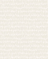 Abstract brushstroke wallpaper in Oat Milk (off-white) with a soft matte finish