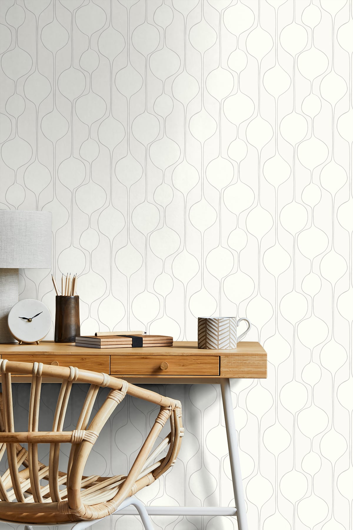 Minimalist Geometric Egyptian Cotton by The Simple Life Geometric Wallpaper – Seabrook Designs SL80108