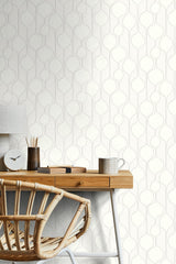 Minimalist Geometric Egyptian Cotton by The Simple Life Geometric Wallpaper – Seabrook Designs SL80108