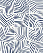 Linework Maze geometric linework wallpaper in Imperial Blue by Seabrook Designs