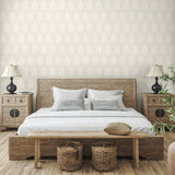 Pinnate Silhouette Almond by The Simple Life Botanical Wallpaper – Seabrook Designs SL80303