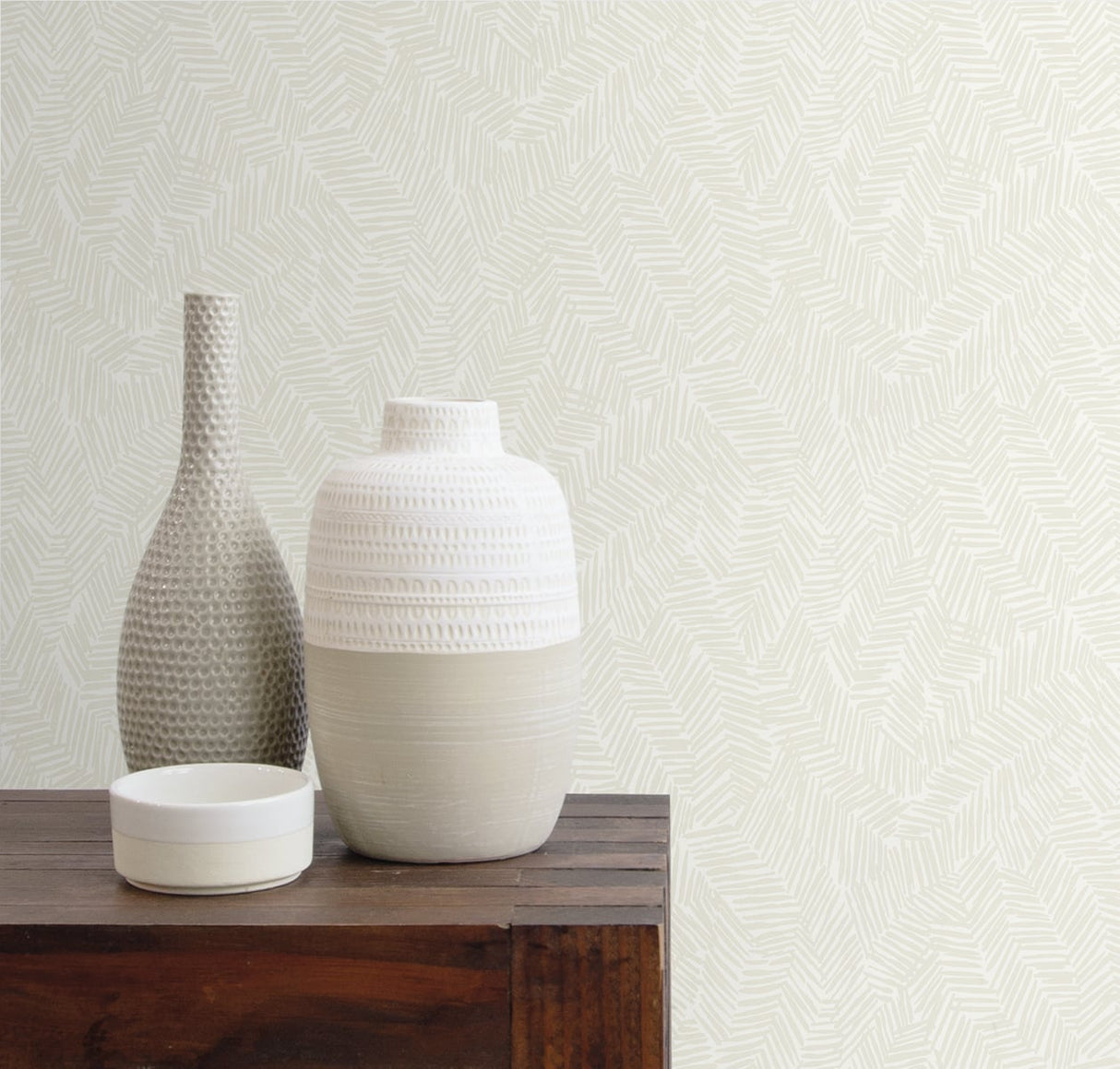 Lush Ivory by The Simple Life Abstract Wallpaper – Seabrook Designs SL80400